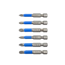 Load image into Gallery viewer, 7PCS/set PH2 Strong Magnetic Hand Drill Screwdriver Mouth Anti-Slip Screwdriver Bit, 7PCS/set PH2, 6PCS/set 25mm, 7PCS/set 50mm, 12 PCS/set 50mm