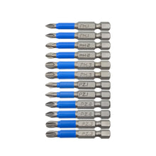 Load image into Gallery viewer, 7PCS/set PH2 Strong Magnetic Hand Drill Screwdriver Mouth Anti-Slip Screwdriver Bit, 7PCS/set PH2, 6PCS/set 25mm, 7PCS/set 50mm, 12 PCS/set 50mm
