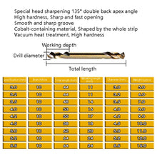 Load image into Gallery viewer, 5pcs M35 Cobalt-Containing Twist Drill Bit High-Speed Steel Double Head Metal Steel Plate Expansion Hole Drill, Model: Double Head 3.0mm, Double Head 3.0mm, Double Head 3.2mm, Double Head 3.5mm, Double Head 4.0mm, Double Head 4.2mm, Double Head 4.5mm  ...