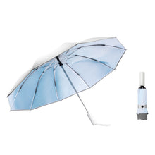 Load image into Gallery viewer, 3021 Automatic Rain And Sun Dual-Purpose Umbrella Sun-Proof And Anti-Rebound Folding Umbrella, Light Orange, Light Pink, Light Blue, Illusion Green, Illusion Purple, Illusion Blue, Illusion Pink