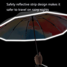 Load image into Gallery viewer, 3021 Automatic Rain And Sun Dual-Purpose Umbrella Sun-Proof And Anti-Rebound Folding Umbrella, Light Orange, Light Pink, Light Blue, Illusion Green, Illusion Purple, Illusion Blue, Illusion Pink