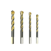 Load image into Gallery viewer, 6mm Titanium-Plated King Drill Porcelain Brick Glass Brick Drill Punched Twist Triangle Drill, 6mm, 8mm, 10mm, 12mm, 6mm+8mm+10mm+12mm, 6mm+6mm+8mm+10mm+12mm