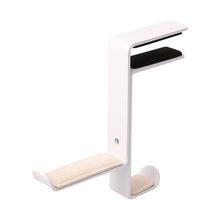 Load image into Gallery viewer, JD039 Metal Clip Earphone Holder Desktop Headset Hook, White, Black