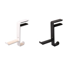 Load image into Gallery viewer, JD039 Metal Clip Earphone Holder Desktop Headset Hook, White, Black