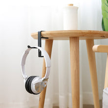 Load image into Gallery viewer, JD039 Metal Clip Earphone Holder Desktop Headset Hook, White, Black