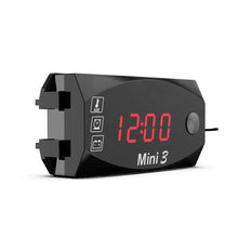 Load image into Gallery viewer, Voltage Clock And Temperature 3 In 1 LED Electronic Meter Large-Screen Digital Display Waterproof And Dustproof Voltmeter, 3 In 1 LED White Light, 3 In 1 LED Green Light, 3 In 1 LED Blue Light, 3 In 1 LED Red Light