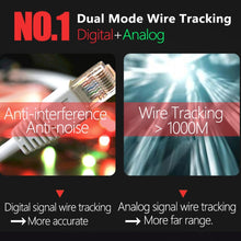 Load image into Gallery viewer, BSIDE FWT82 Analog And Digital Dual-Mode Anti-Interference Intelligent Line Finder Network Cable Tracker