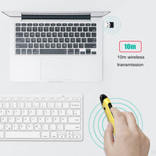 Load image into Gallery viewer, PR-A18 2.4G Charge Mouse Pen Handwritten Glow Wireless Mouse Pen, Yellow, Red, Purple, Green, Blue, Silver Gray