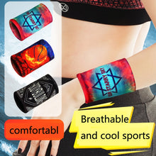 Load image into Gallery viewer, Sports Fitness Elastic Wristbands Absorbing Sweat Playing Ball Riding Wiping Sweat Cold Wristbands