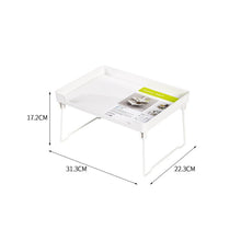 Load image into Gallery viewer, Kitchen Desktop Wardrobe Foldable Cabinet Storage Rack, White, Transparent