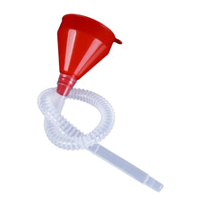 Load image into Gallery viewer, Pour Oil Tool  Car Motorcycle Truck Vehicle Plastic Filling Funnel with Soft Pipe, Pour Oil Tool