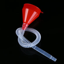 Load image into Gallery viewer, Pour Oil Tool  Car Motorcycle Truck Vehicle Plastic Filling Funnel with Soft Pipe, Pour Oil Tool