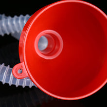 Load image into Gallery viewer, Pour Oil Tool  Car Motorcycle Truck Vehicle Plastic Filling Funnel with Soft Pipe, Pour Oil Tool