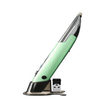 Load image into Gallery viewer, PR-A19 2.4GHz Wireless Charging Bluetooth Mouse Pen Type Shining Quiet Mouse, Yellow, Red, Purple, Green, Blue, Silver Gray