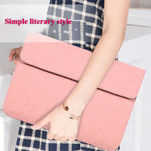 Load image into Gallery viewer, Horizontal Matte PU Laptop Bag, For Macbook 11 Inch A1465/A1370, For Macbook  12 Inch A1534, For Macbook Air/ Pro 13.3 Inch A1466/A1369/A1502/A1425, For Macbook Air/ Pro 13 Inch  A2337/A1989/A2179/A2338/A1708, For Macbook Pro 15.4 Inch A1707/A1990     ...