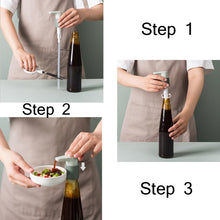 Load image into Gallery viewer, Oyster Sauce Bottle Nozzle Pump Head Household Fuel Bottle Squeezer, Small (Green), Small (Blue), Small (Warm Gray), Large (Green), Large (Blue), Large (Warm Gray)