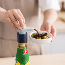Load image into Gallery viewer, Oyster Sauce Bottle Nozzle Pump Head Household Fuel Bottle Squeezer, Small (Green), Small (Blue), Small (Warm Gray), Large (Green), Large (Blue), Large (Warm Gray)