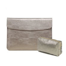 Load image into Gallery viewer, Horizontal Litchi Texture Laptop Bag Liner Bag For MacBook, 13 Inch A1708 / 1706/1989 / A2337 / A2338, 15 Inch A1707 / 1990, Pro 16 Inch A2141