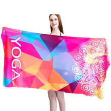 Load image into Gallery viewer, Sports Fitness Swimming Bath Towel Printed Double-Sided Velvet Absorbent Quick-Drying Beach Towel, Size:, 155x80cm (Soft Sky), 155x80cm (Soft Vientiane), 155x80cm (Soft Comet), 155x80cm (Soft Flamingo), 155x80cm (Soft Lightning)                        ...