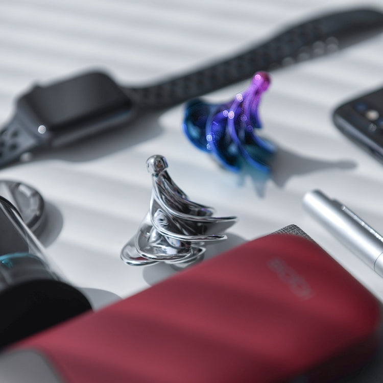 Air Aerodynamic Wind Gyroscope Blown Spin Silent Stress Relief Toys WinSpin Wind Fidget Spinner