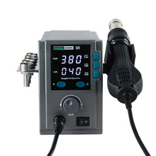 Load image into Gallery viewer, SUGON Hot Air Rework Station LED Display Temperature Adjustable Soldering Station With 5 Nozzles, EU Plug, 8610DX, 2020D