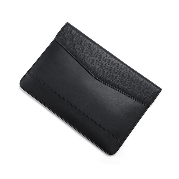 Horizontal  Embossed Notebook Liner Bag Ultra-Thin Magnetic Holster, 11 -12 inch, 13-14 inch, 14-15 inch, 13 inch