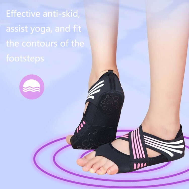 A Pair Fitness Soft-Soled Lightweight Non-Slip Yoga Shoes Five-Finger Dance Shoes