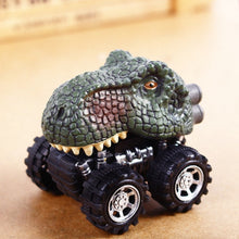 Load image into Gallery viewer, 3 PCS  Children&#39;s Gift Dinosaur Toy Car Model Pull Back Mini Toy Car