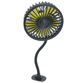 F408 Car Silicone Hose Fan Multi-Angle Adjustment USB Fan, F408
