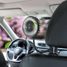 Load image into Gallery viewer, F408 Car Silicone Hose Fan Multi-Angle Adjustment USB Fan, F408