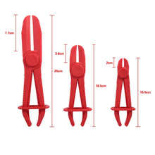 Load image into Gallery viewer, 3 PCS/Set Car Nylon Hose Clamp Tool Set Brake Fuel Water Line Clamp Plier, 3 PCS/Set Blue, Nylon Hose Clamp