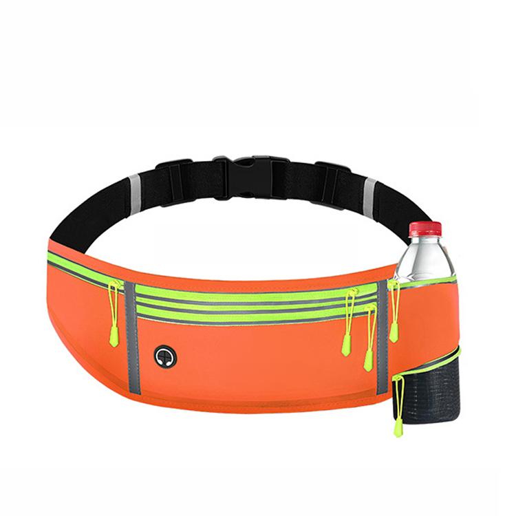 MF-008 Outdoor Sports Fitness Waterproof Waist Bag Phone Pocket, Style:, Four Pockets, With Water Bottle Bag