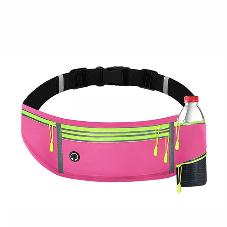 MF-008 Outdoor Sports Fitness Waterproof Waist Bag Phone Pocket, Style:, Four Pockets, With Water Bottle Bag
