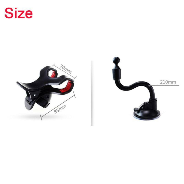 Universal Suction Cup Car Windshield Mount Phone Holder Glass Sticky Bracket, Suction Cup Phone Holder