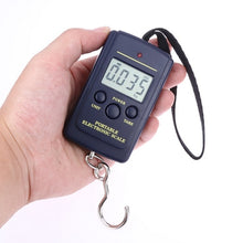Load image into Gallery viewer, 10g Mini Digital Fishing Scale Travel Weighting Steelyard Hanging Electronic Hook Scale Kitchen Weight Tool, Capacity:40kg, 40kg without Backlight, 40kg with Backlight