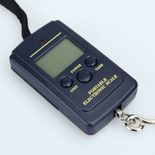 Load image into Gallery viewer, 10g Mini Digital Fishing Scale Travel Weighting Steelyard Hanging Electronic Hook Scale Kitchen Weight Tool, Capacity:40kg, 40kg without Backlight, 40kg with Backlight