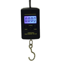 Load image into Gallery viewer, 10g Mini Digital Fishing Scale Travel Weighting Steelyard Hanging Electronic Hook Scale Kitchen Weight Tool, Capacity:40kg, 40kg without Backlight, 40kg with Backlight