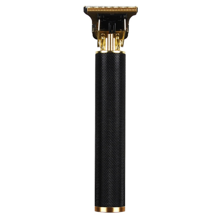 Hollow T-Shaped Steel Head Hair Trimmer USB Charging Carving Electric Hair Clipper, Steel Head (Gold), Steel Head (Silver), Steel Head (Gradient), Steel Head (Black)
