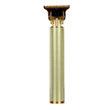 Hollow T-Shaped Steel Head Hair Trimmer USB Charging Carving Electric Hair Clipper, Steel Head (Gold), Steel Head (Silver), Steel Head (Gradient), Steel Head (Black)