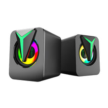 Load image into Gallery viewer, FT-25-1 RGB Colorful Lighting Desktop Computer Speaker