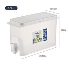 Load image into Gallery viewer, Household Cold Water Bottle With Faucet Refrigerator Fruit Teapot Summer Water Bucket, 3.5L Cold Water Bottle