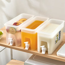 Load image into Gallery viewer, Household Cold Water Bottle With Faucet Refrigerator Fruit Teapot Summer Water Bucket, 3.5L Cold Water Bottle