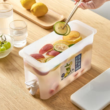 Load image into Gallery viewer, Household Cold Water Bottle With Faucet Refrigerator Fruit Teapot Summer Water Bucket, 3.5L Cold Water Bottle