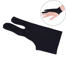 Load image into Gallery viewer, 2 Finger Anti-fouling Drawing Glove for Graphics Drawing Tablet, Both for Right and Left Hand, For  men, For  women
