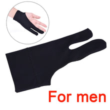 Load image into Gallery viewer, 2 Finger Anti-fouling Drawing Glove for Graphics Drawing Tablet, Both for Right and Left Hand, For  men, For  women