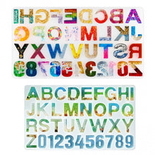 Load image into Gallery viewer, Alphanumeric Silicone Key Ring Bracelet Necklace Pendant Making Mold, 60-199, 50-460-D