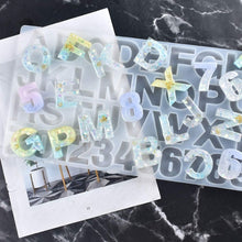 Load image into Gallery viewer, Alphanumeric Silicone Key Ring Bracelet Necklace Pendant Making Mold, 60-199, 50-460-D