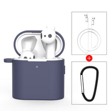Load image into Gallery viewer, 3 PCS For Xiaomi Air 3 in 1 Earphone Silicone Protective Case + Anti-lost Rope + Hook Set