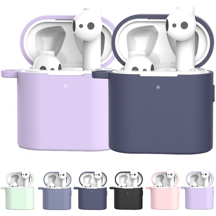 3 PCS For Xiaomi Air 3 in 1 Earphone Silicone Protective Case + Anti-lost Rope + Hook Set