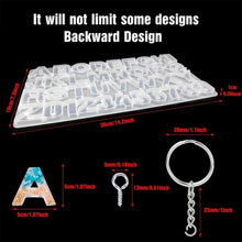 Load image into Gallery viewer, 111PCS/Set DIY Mirror Silicone Pendant Mold, Crystal Epoxy Key Pendant Set, 111 PCS/Set